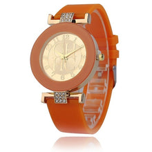 Load image into Gallery viewer, 2019 Fashion Geneva Brand Casual hot sale Watch Unisex Crystal Silicone Quart Watches women Watch relogio Relogio Feminino
