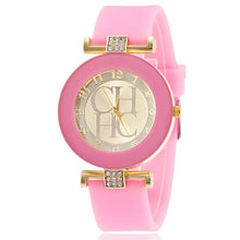 Load image into Gallery viewer, 2019 Fashion Geneva Brand Casual hot sale Watch Unisex Crystal Silicone Quart Watches women Watch relogio Relogio Feminino