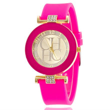 Load image into Gallery viewer, 2019 Fashion Geneva Brand Casual hot sale Watch Unisex Crystal Silicone Quart Watches women Watch relogio Relogio Feminino