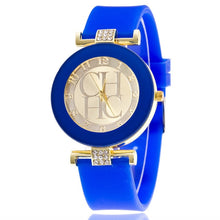 Load image into Gallery viewer, 2019 Fashion Geneva Brand Casual hot sale Watch Unisex Crystal Silicone Quart Watches women Watch relogio Relogio Feminino