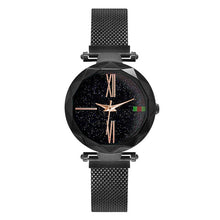 Load image into Gallery viewer, Women Watches Rose Gold Starry Sky Luxury Magnetic Mesh Rhinestone Quartz Wristwatch Lady Female Diamond Watch relogio feminino
