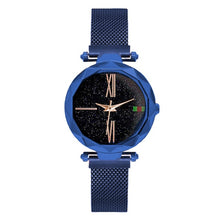 Load image into Gallery viewer, Women Watches Rose Gold Starry Sky Luxury Magnetic Mesh Rhinestone Quartz Wristwatch Lady Female Diamond Watch relogio feminino