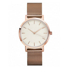 Load image into Gallery viewer, Drop shipping Fashion Silver Mesh Quartz Watch Women Metal Stainless Steel Dress Watches Relogio Feminino Gift Clock montre